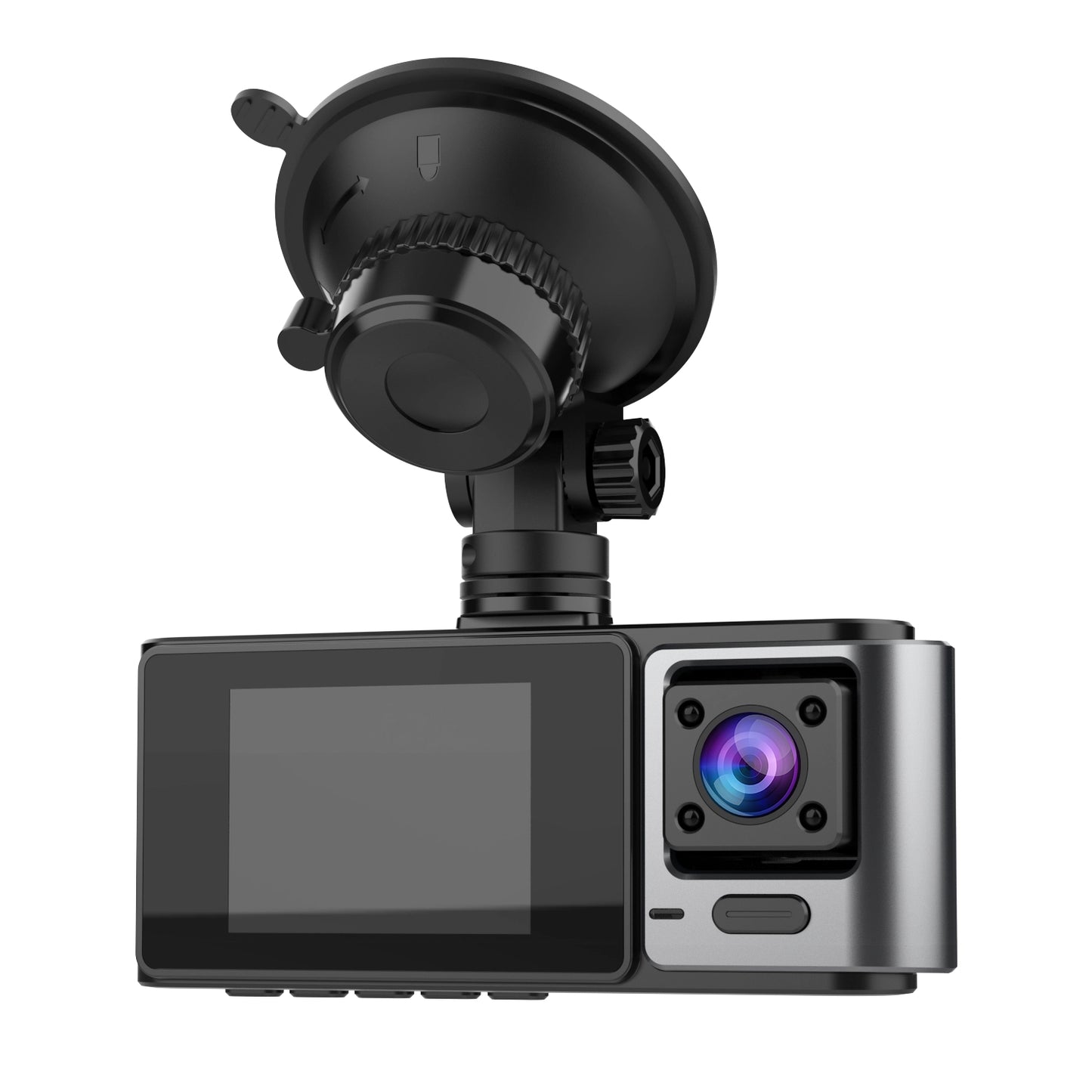 Odrey 3 Channel 5.8G WiFi Dash Cam Front and Rear Inside, 2.5K+1080P+1080P Dashcam for Car with 64GB Card, Triple Dash Camera with G-Sensor, WDR, 24Hrs Parking, Loop Recording