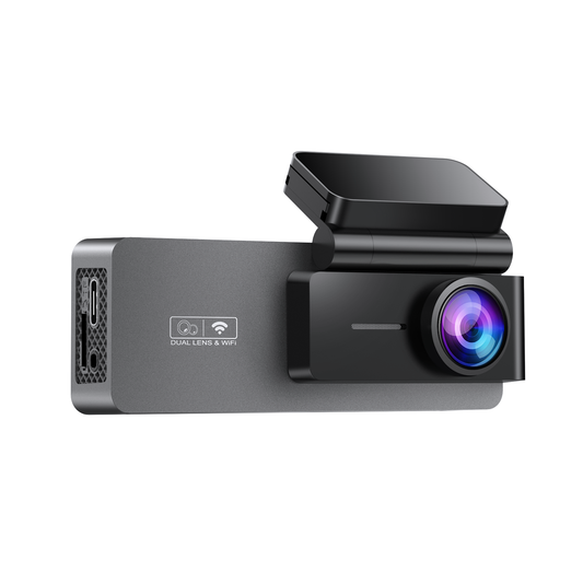 ODREY Dash Cam Front and Rear, 2.5K+1080P WDR Dash Camera, 4K Single Front Built-in WiFi Car Camera with G-Sensor, Dual Dashcams with Super Night Vision, 64GB Card, Loop Recording, Parking Mode