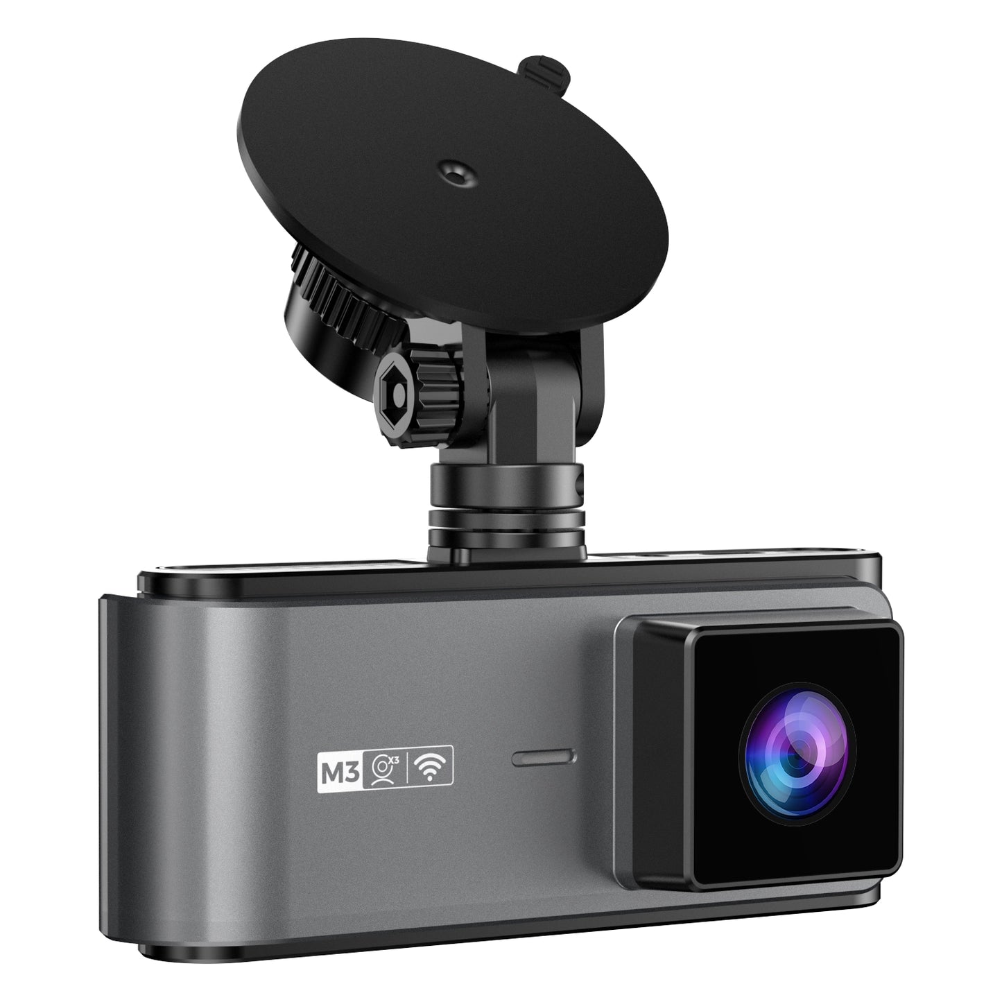 Odrey 3 Channel 5.8G WiFi Dash Cam Front and Rear Inside, 2.5K+1080P+1080P Dashcam for Car with 64GB Card, Triple Dash Camera with G-Sensor, WDR, 24Hrs Parking, Loop Recording